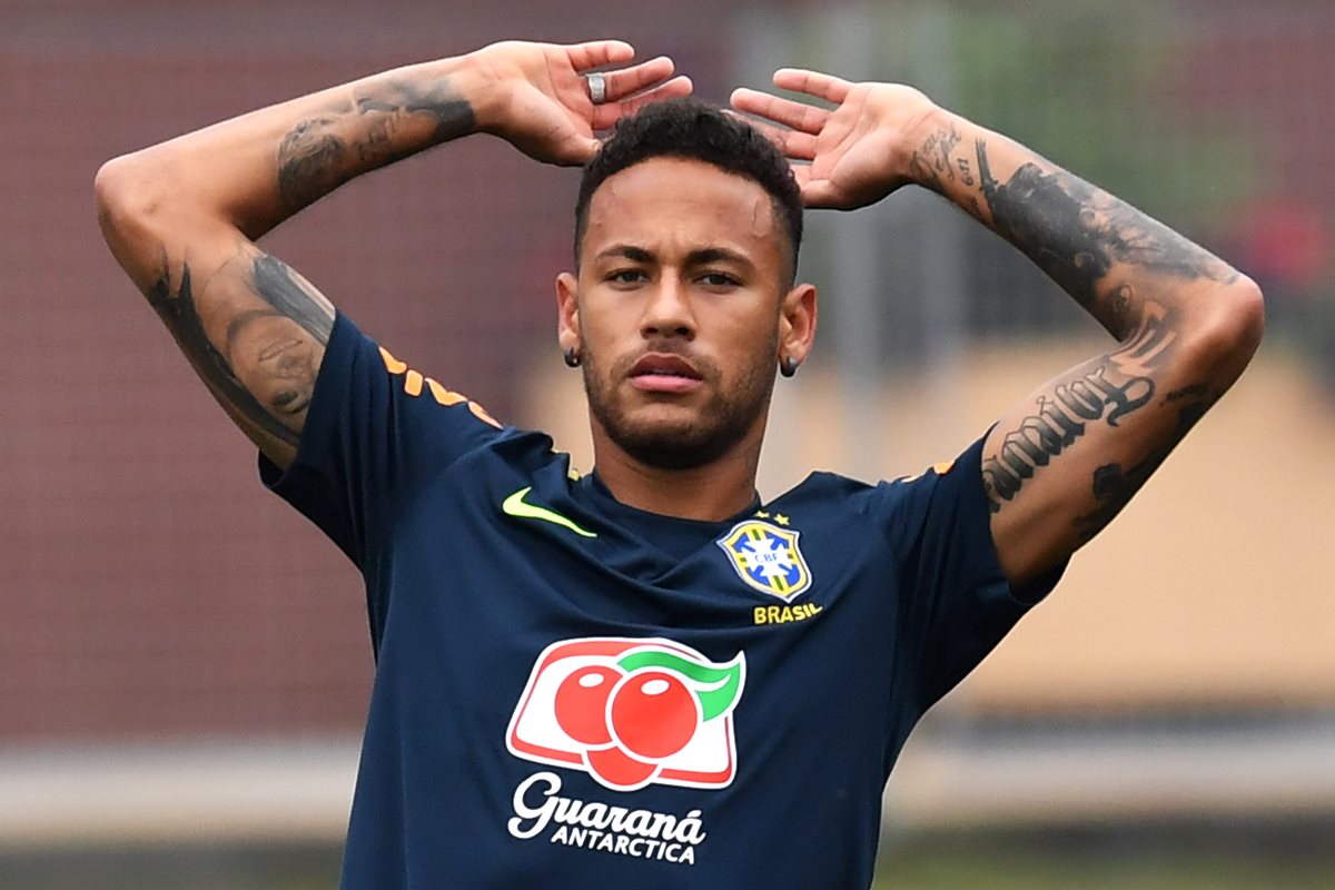 Neymar es el líder de la selección de Brasil. (Foto Prensa Libre: AFP)