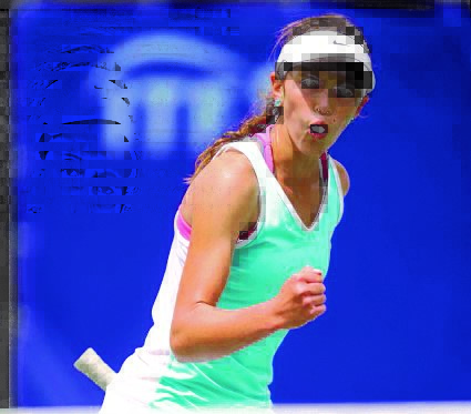 Gabriela Rivera integra la selección de tenis femenina de Guatemala. (Foto Prensa Libre: Hemeroteca PL)