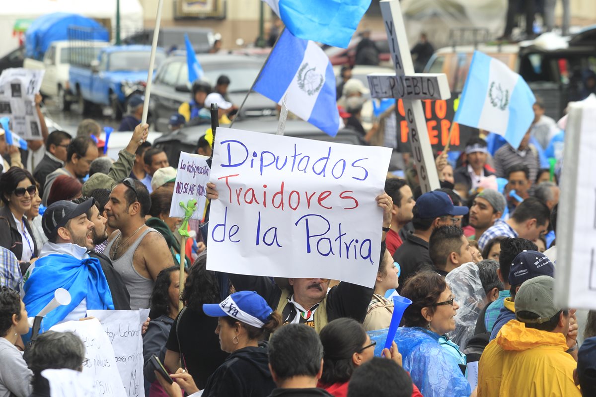 Las movilizaciones anunciadas se realizarán en la capital y en las cabeceras departamentales de todo el país. (Foto Prensa Libre: Hemeroteca PL)