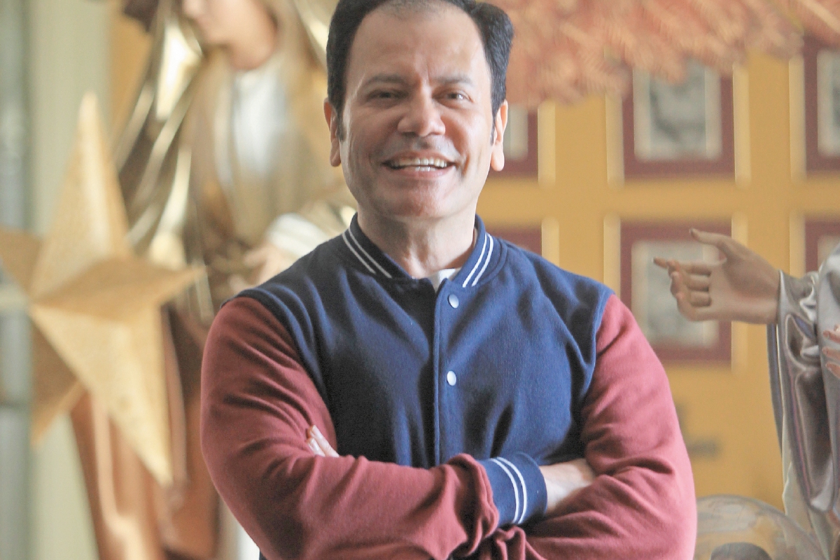 Fernando Urquizú es un fiel devoto del Jesús Nazareno de Candelaria (Foto Esbin García)