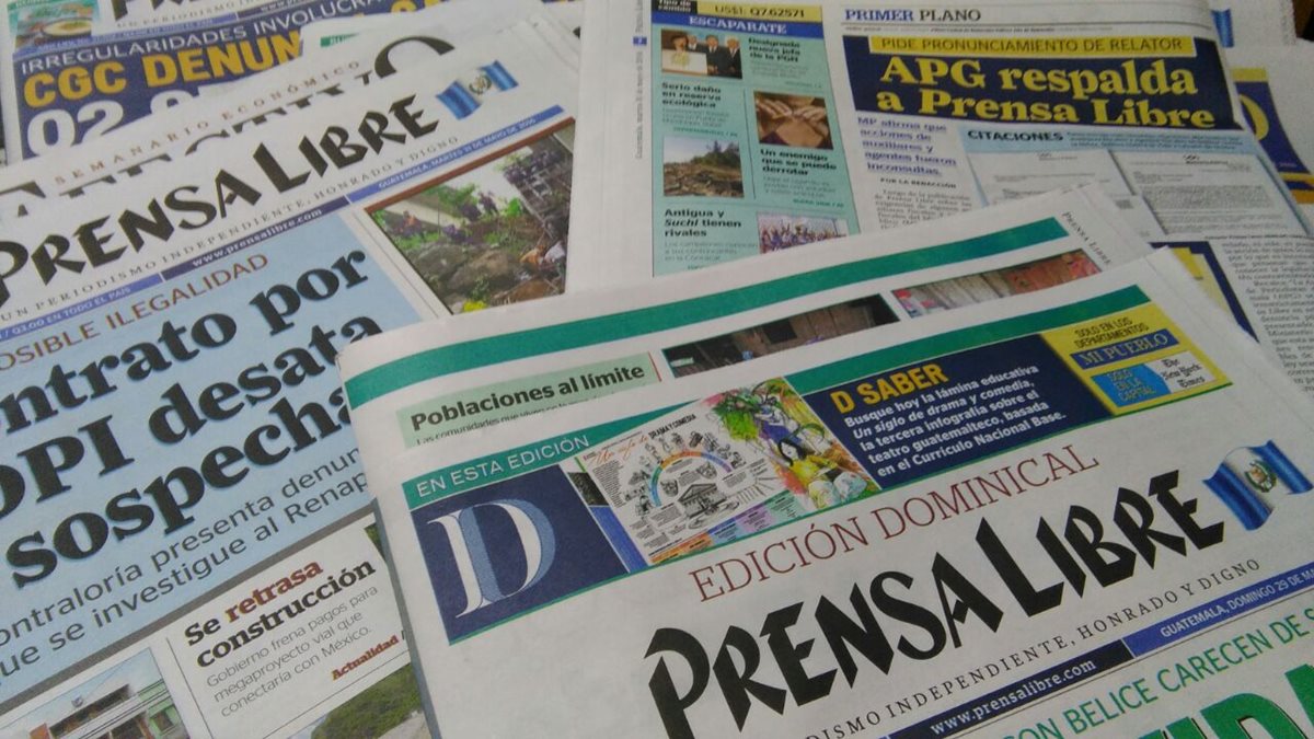 La Sociedad Interamericana de Prensa respaldó a Prensa Libre y pidió que se respete el secreto profesional. (Foto Prensa Libre: Mynor Toc)