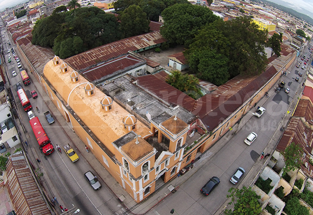 Vista aérea del ex convento de Belén, lugar donde se produjera la Conjura de 1813. (Foto: Hemeroteca PL)
