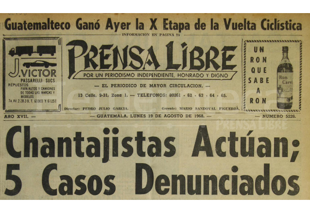 Titular del 19 de agosto de 1968. (Foto: Hemeroteca PL)