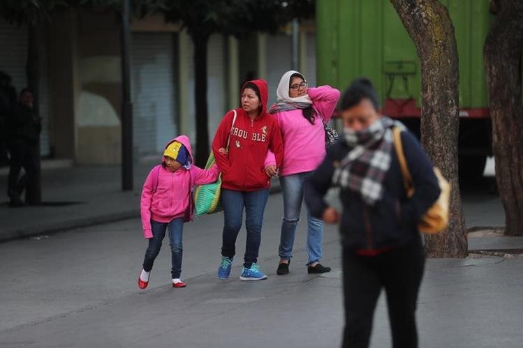 Se prevé el ingreso de un nuevo frente frío al país este jueves y dos más la próxima semana. (Foto Prensa Libre: Hemeroteca PL)