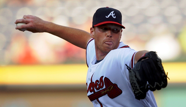 Tommy Hanson destacó como jugador de las Grandes Ligas. (Foto Prensa Libre: AP)