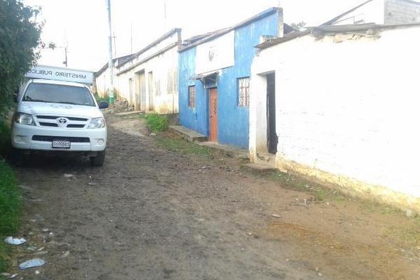 Sector donde fueron capturados los cuatro presuntos sicarios, en Santa Cruz del Quiché. (Foto Prensa Libre:(Óscar Figueroa) <br _mce_bogus="1"/>