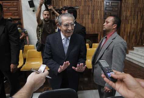 El General retirado Efraín Ríos Montt fue condenado a 80 años, el 10 de mayo del 2013.