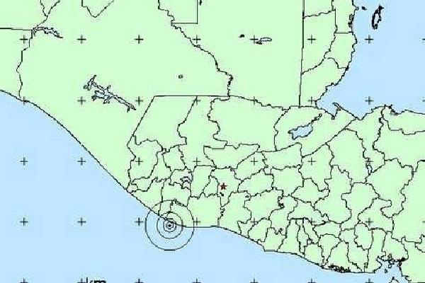 El epicentro se registró en Escuintla.