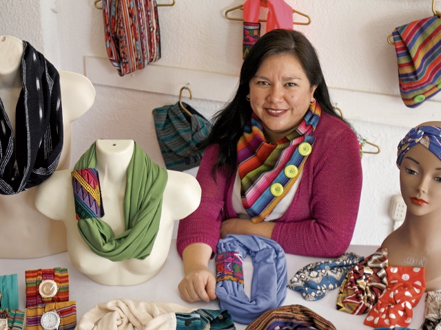 Abrió recientemente un local en el corazón de la ciudad de Quetzaltenango, donde sus clientes pueden llegar directamente.