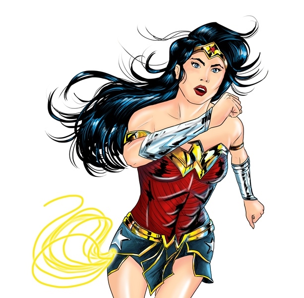 La Mujer Maravilla es una de las primeras superheroínas del mundo del cómic. (Arte Prensa Libre: Kevin Ramírez)