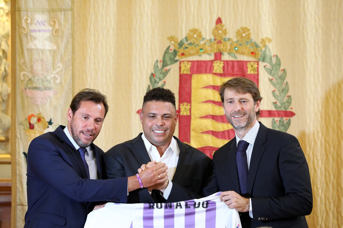 Ronaldo es el nuevo socio mayoritario del Valladolid. (Foto Prensa Libre: AFP)