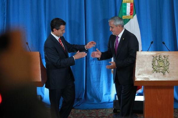 Los presidentes de México, Enrique Peña,  Nieto y de Guatemala, Otto Pérez, se reunirán en ese país.