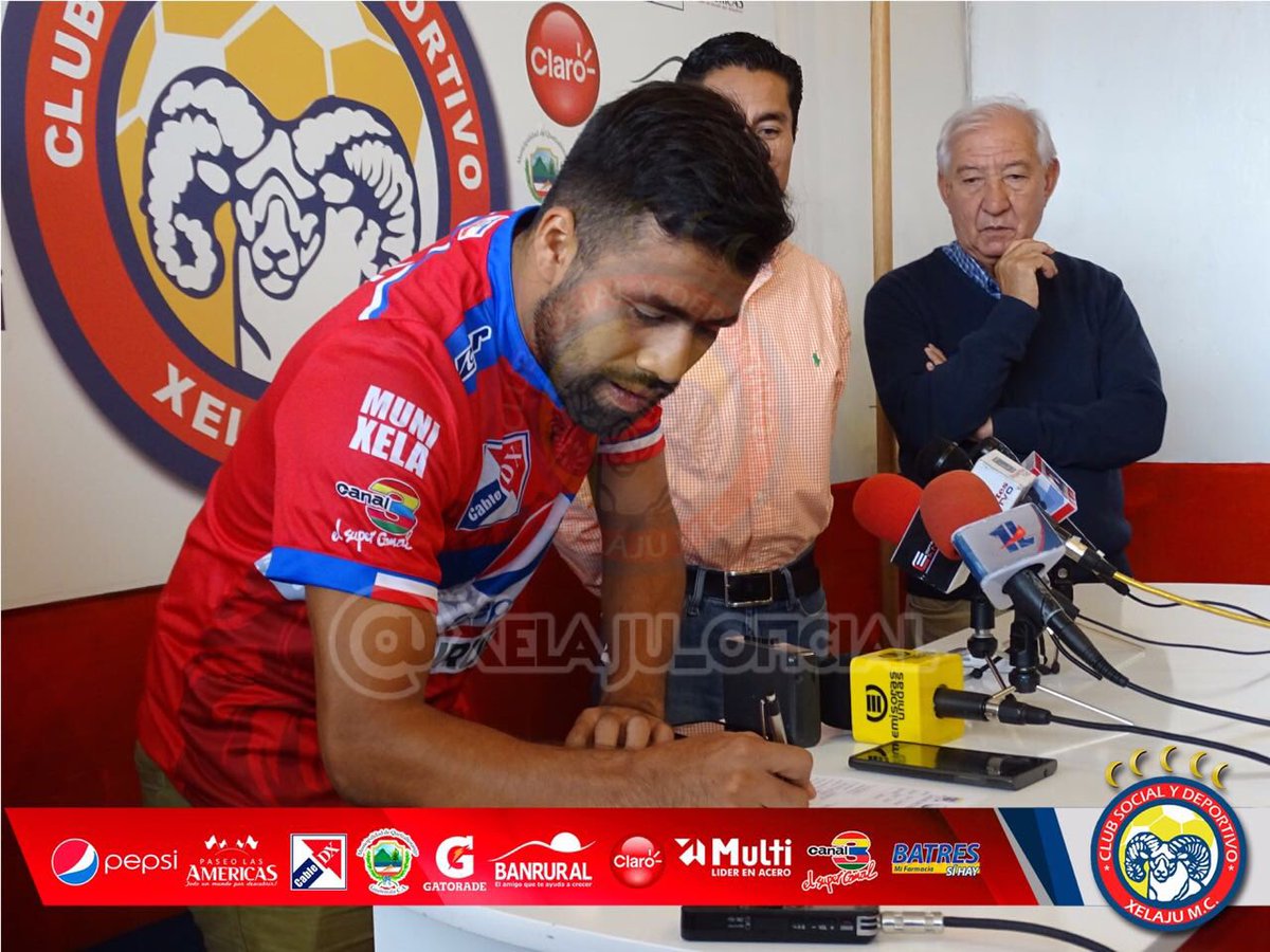 Rocha será uno de los tres fichajes "foráneos" de Xelajú MC. (Foto Prensa Libre: Xelajú MC/Twitter)