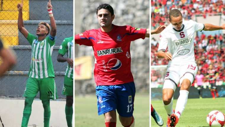 Andrey Francis, Pedro Samayoa e Irving Calderón son los nuevos refuerzos de Municipal para la próxima temporada. (Foto Prensa Libre: Hemeroteca PL)