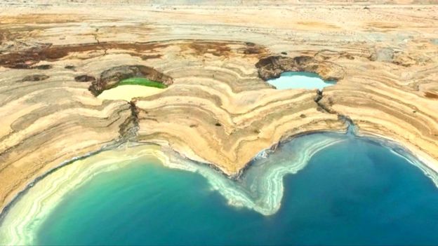 Los socavones son el resultado de la ausencia de agua.