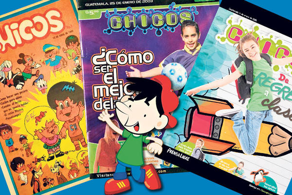 A lo largo de 34 años, Chicos ha experimentado una constante puesta al  día en contenido y presentación. (Fotoarte Prensa Libre)