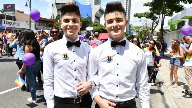 En Costa Rica muchos rechazan el matrimonio entre personas del mismo sexo. EZEQUIEL BECERRA/AFP