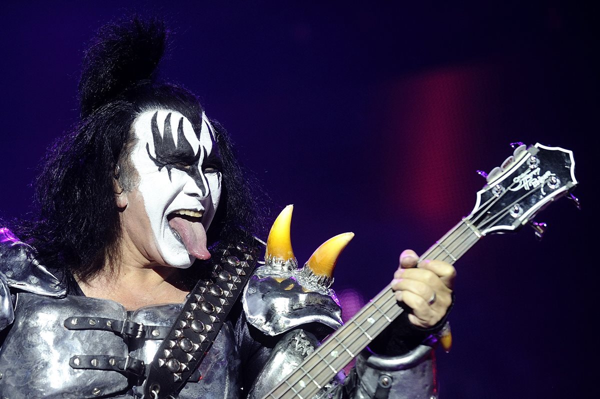 Gene Simmons destacó junto con su banda de rock estadounidense Kiss. (Foto Prensa Libre: AFP)
