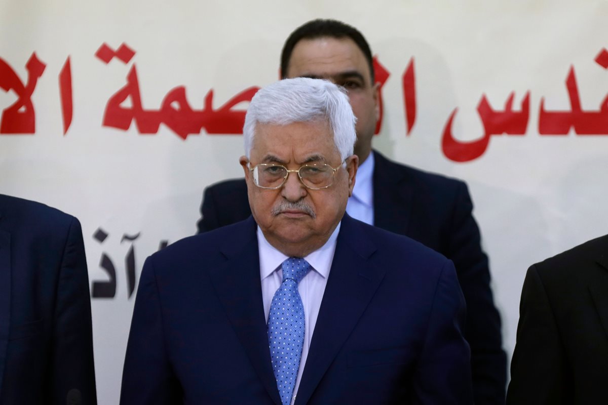 Mahmud Abbas, presidente palestino. (Foto Prensa Libre: AFP)