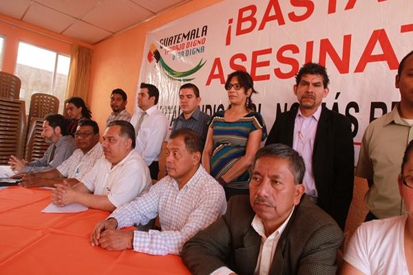 El Movimiento Sindical Autónomo Guatemalteco y los Sindicatos Globales manifestaron su rechazo a la decisión del Ejecutivo de fijar en Q1 mil 500 el salario mínimo en cuatro circunscripciones económicas. (Foto Prensa Libre: Estuardo Paredes)