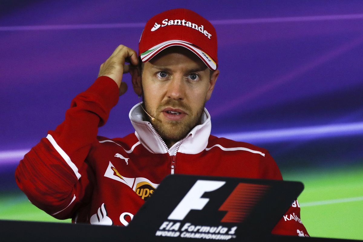 Sebastian Vettel es de los candidatos de este temporada en la F1. (Foto Prensa Libre: AP)