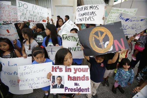 HIJOS DE  inmigrantes demandan   una reforma migratoria, para aliviar la separación de familias.