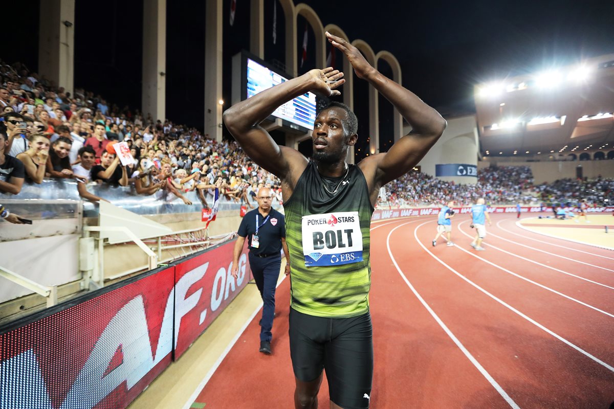Usain Bolt quiere cerrar con broche de oro su carrera. (Foto Prensa Libre: AFP)