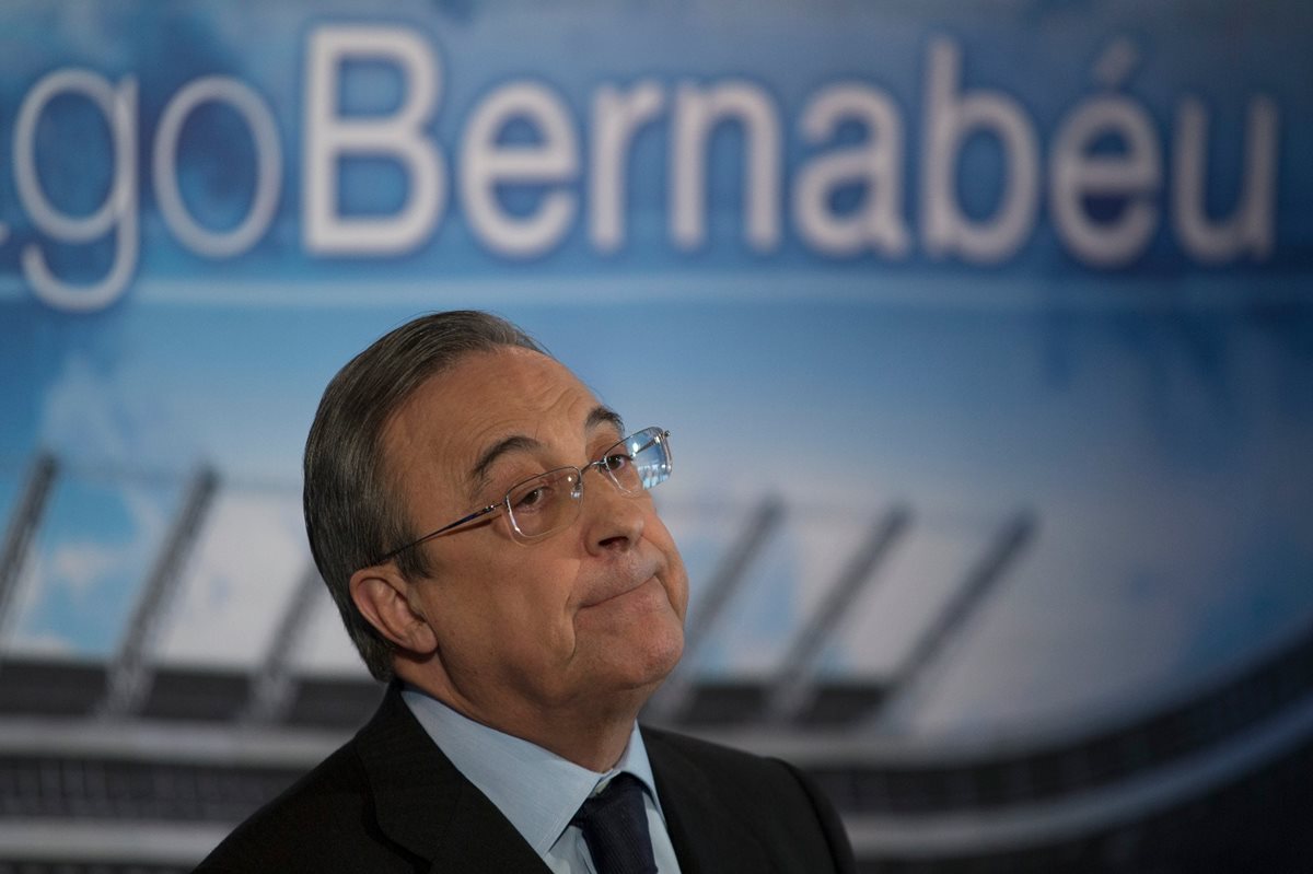Florentino Pérez y la directiva del Real Madrid ven injustas las acusaciones en su contra. (Foto Prensa Libre: Hemeroteca)