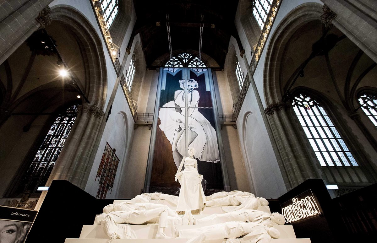 Una exposición de Monroe se puede visitar en Holanda. (Foto Prensa Libre: AFP)
