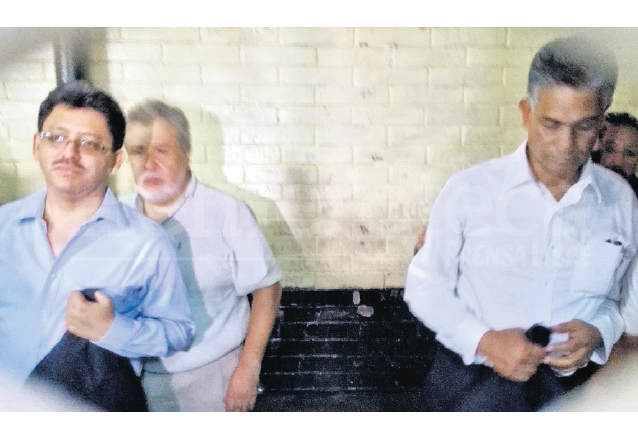 Omar Franco, Javier Ortiz y Carlos Muñoz fueron los primeros capturados el 16 de abril de 2015. (Foto: Hemeroteca PL)
