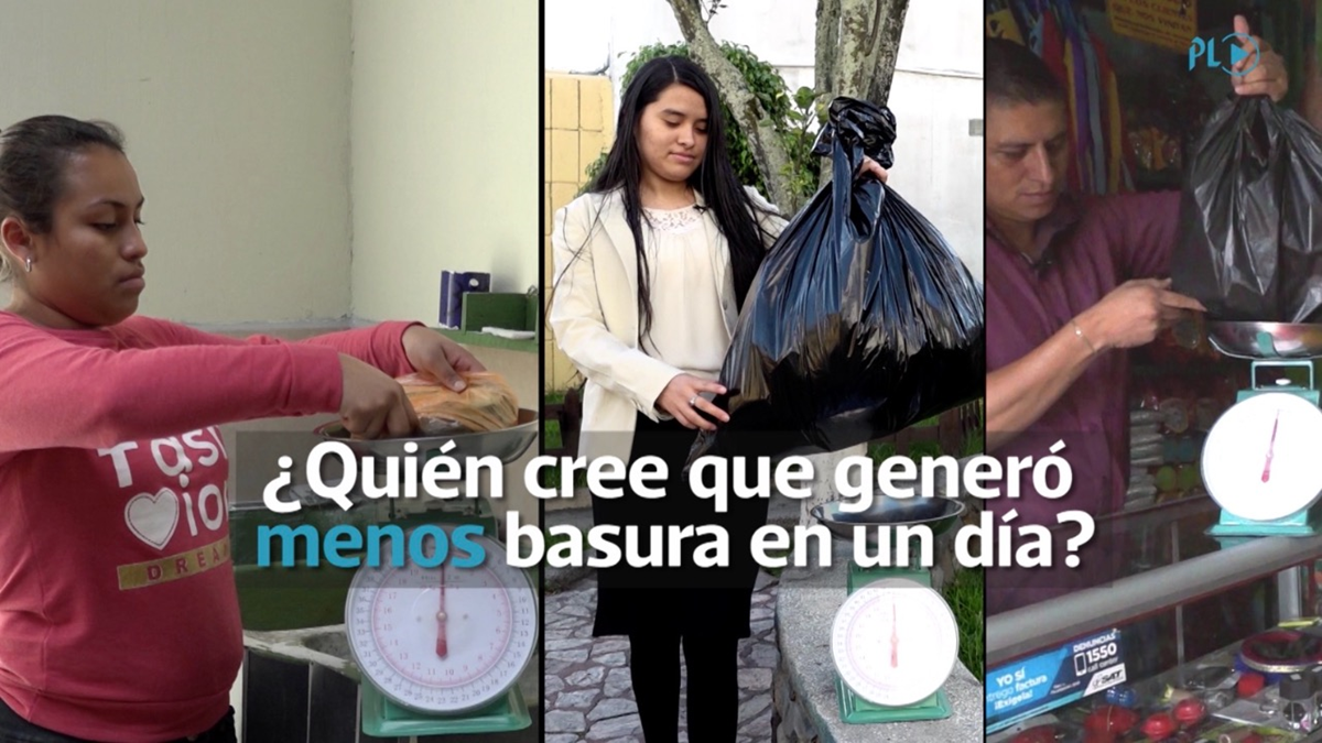 Prensa Libre llevó a cabo un experimento para calcular cuánta basura genera una persona al día. (Foto Prensa Libre: Fernando Magzul)