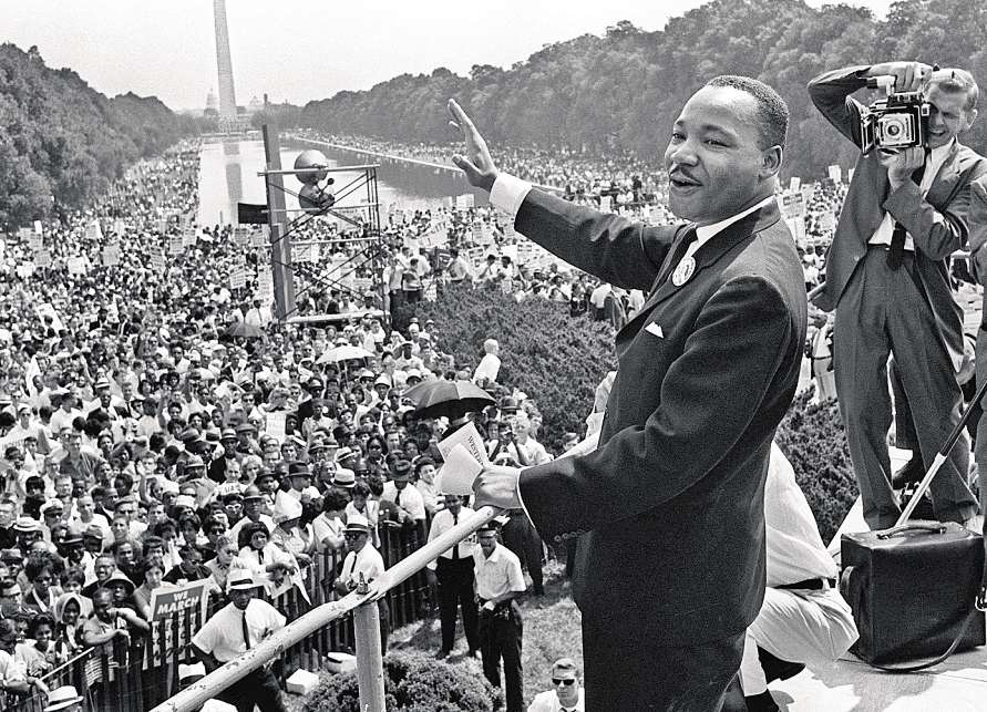 Martin Luther King Jr. pronunció su discurso en la explanada de Washington DC el 28 de agosto de 1963. (Foto: AFP)