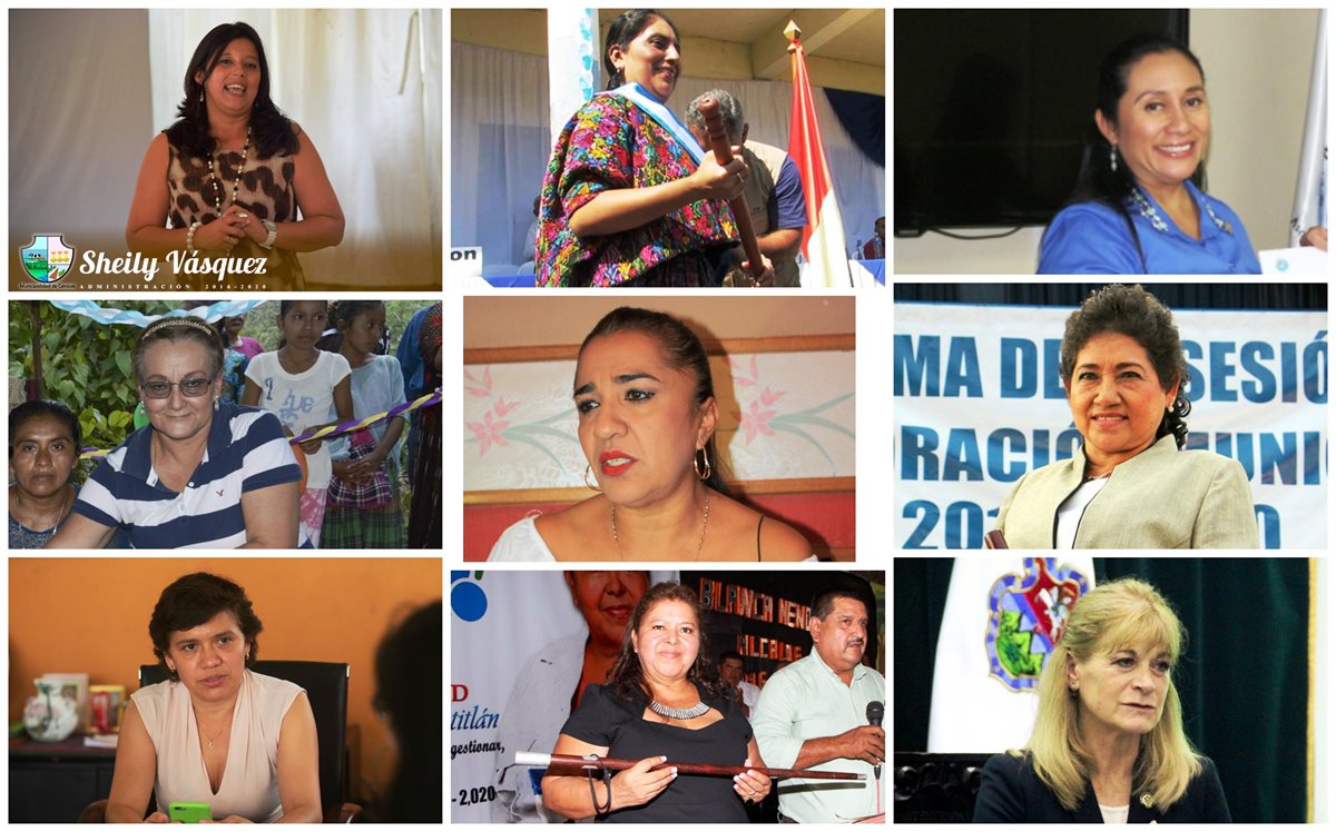 Las alcaldesas cumplen su primer año de gestión en las comunas, ante la adversidad de la equidad de género. (Foto Prensa Libre: Prensa Libre)