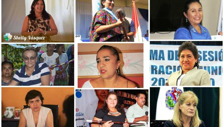 Las alcaldesas cumplen su primer año de gestión en las comunas, ante la adversidad de la equidad de género. (Foto Prensa Libre: Prensa Libre)