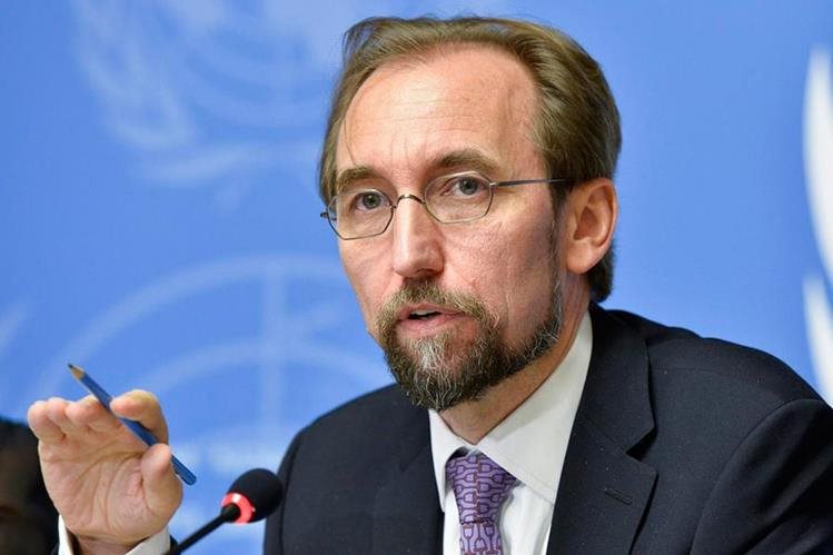 El alto comisionado de las Naciones Unidas para los Derechos Humanos, Zeid Ra'ad Al Hussein, apoya a Jordán Rodas, Procuraduría de los Derechos Humanos (PDH). (Foto, Prensa Libre Hemeroteca PL)