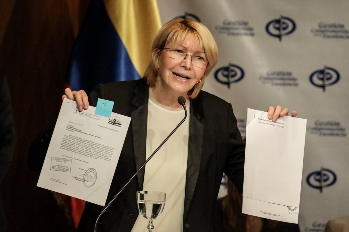 Luisa Ortega Diaz dijo que no asistirá a la sesión de antejuicio de mérito en su contra.(Foto Prensa Libre: EFE).