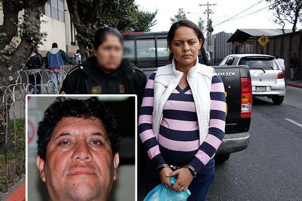 Carolina Obregón y Noé Ordoñez, dos de los cuatro capturados por el delito de lavado de dinero. (Foto Prensa Libre: PNC)