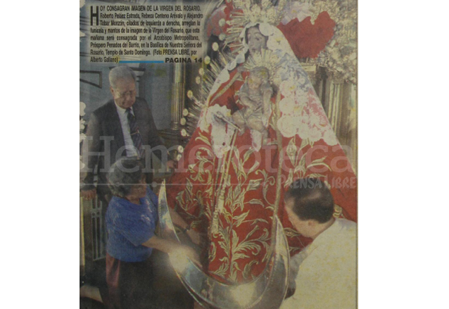 Foto que ilustraba la portada de Prensa Libre el 1/10/95. (Foto: Hemeroteca PL)