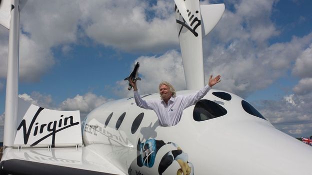 Richard Branson es uno de los millonarios que compite por conquistar el espacio. GETTY