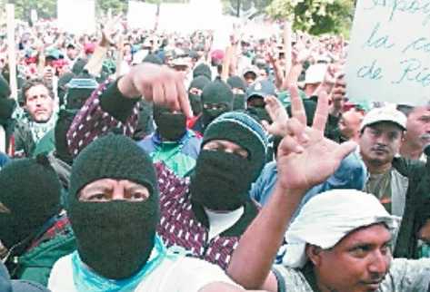 Protesta de simpatizantes del FRG en el llamado Jueves Negro. (Foto Prensa Libre: Archivo)