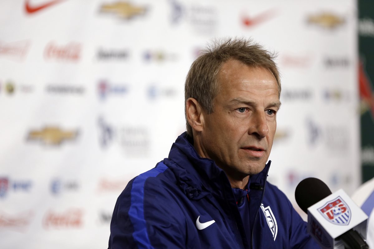 Klinsmann quedó relegado de su puesto como técnico del combinado estadounidense. (Foto Prensa Libre: AP)