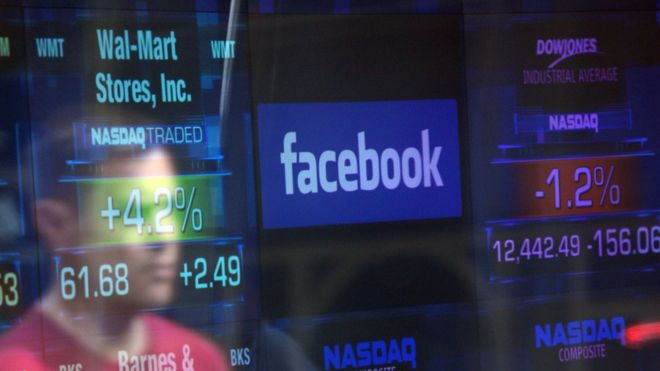 El escándalo de Cambridge Analytica hizo caer las acciones de Facebook en casi 7% este lunes. GETTY IMAGES