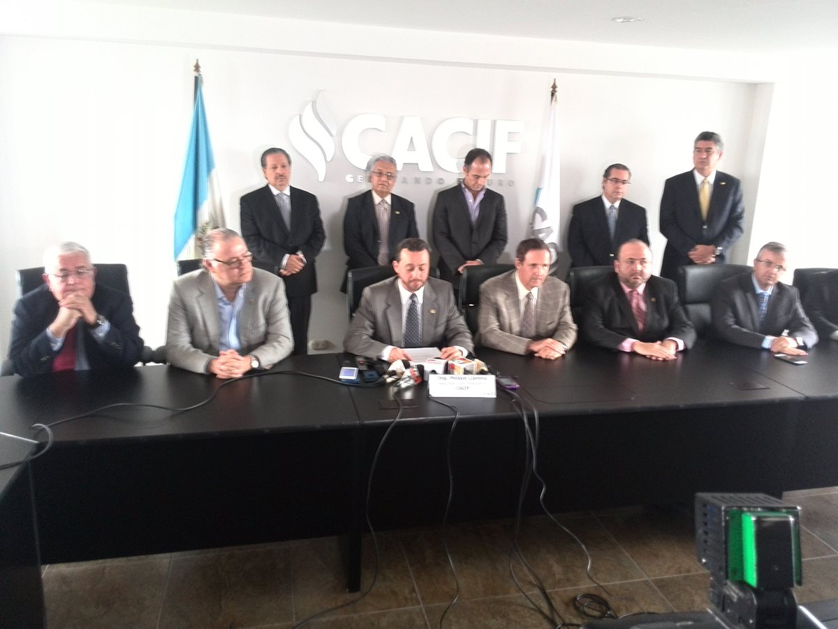 El Cacif le exigió al Congreso conocer a la brevedad la reforma a Ley Electoral y de Partidos Políticos. (Foto Prensa Libre: C. Álvarez)