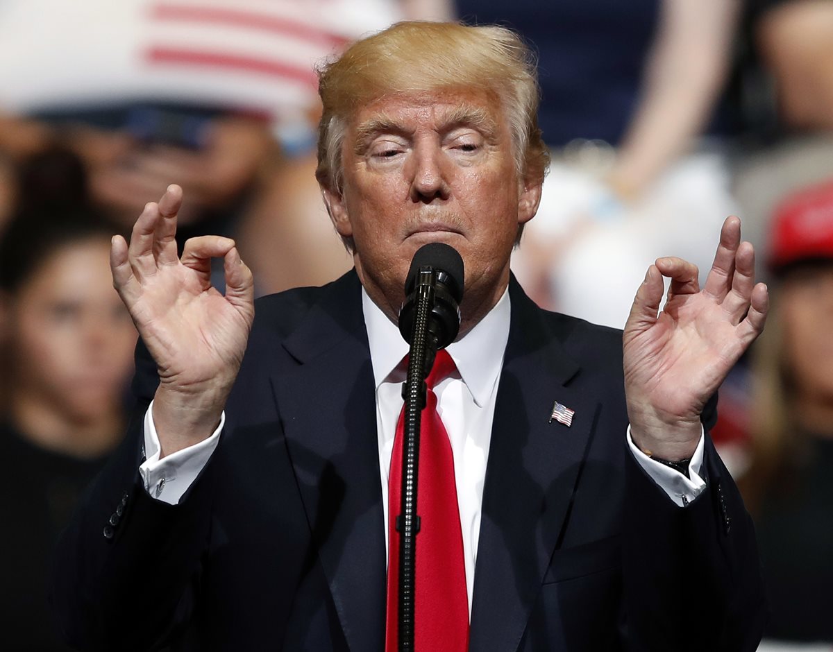 Presidente estadounidense Donald Trump. (Foto Prensa Libre: AP)
