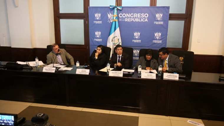 La Comisión Específica presentó este martes las conclusiones de su trabajo. (Foto Prensa Libre: Carlos Álvarez)