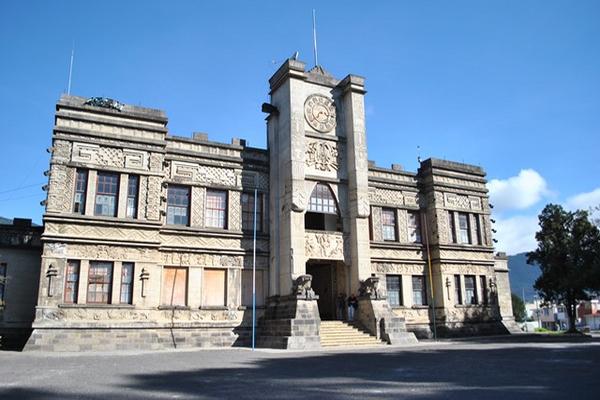 Restaurarán Palacio Maya de San Marcos dañado por sismos. (Foto Prensa Libre: Aroldo Marroquín)