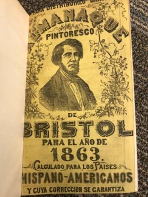 La versión en español del almanaque ya se imprimía en 1863. (Foto: Daisy Villegas-Daniel)