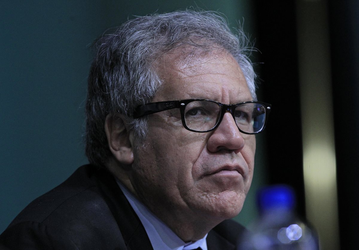 Luis Almagro, secretario general de la OEA reveló detalles de una propuesta si dejaba el cargo. (Foto Prensa Libre: EFE)