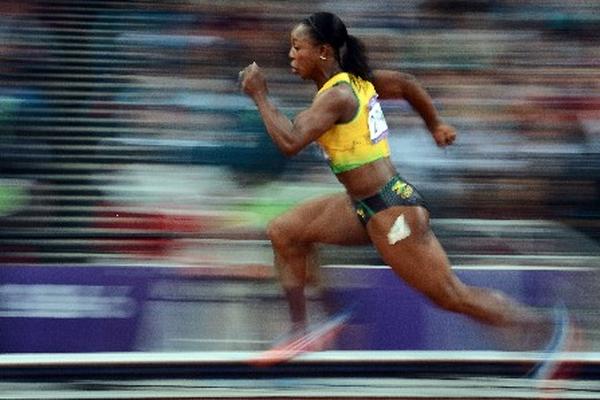 La jamaicana Veronica Campbell-Brown, participará este fin de semana en el Mundial en sala de Sopot. (Foto Prensa Libre: AFP)