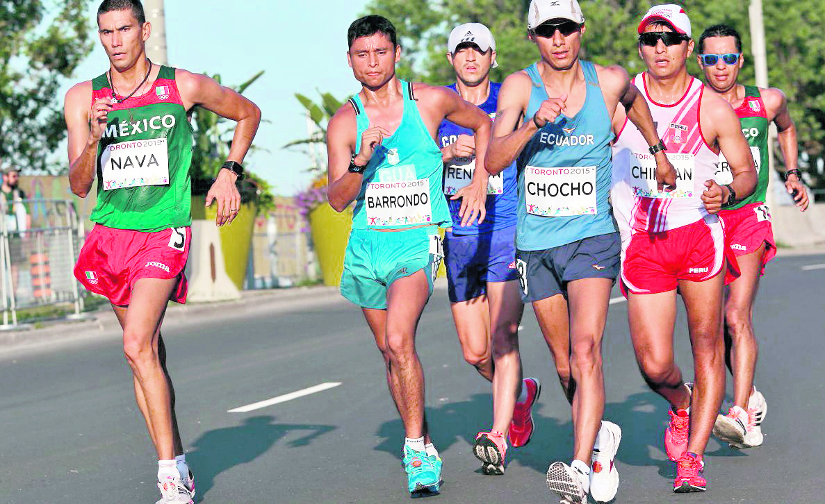 Érick Barrondo competirá en la prueba de los 50 kilómetros en el Mundial. (Foto Prensa Libre: EFE.